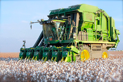 Cotton picker machine - photo